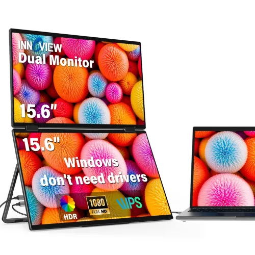 InnoView Dual Portable Monitor 15.6" (Stacked)