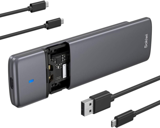 Adaptador de carcasa M.2 NVMe SATA SSD